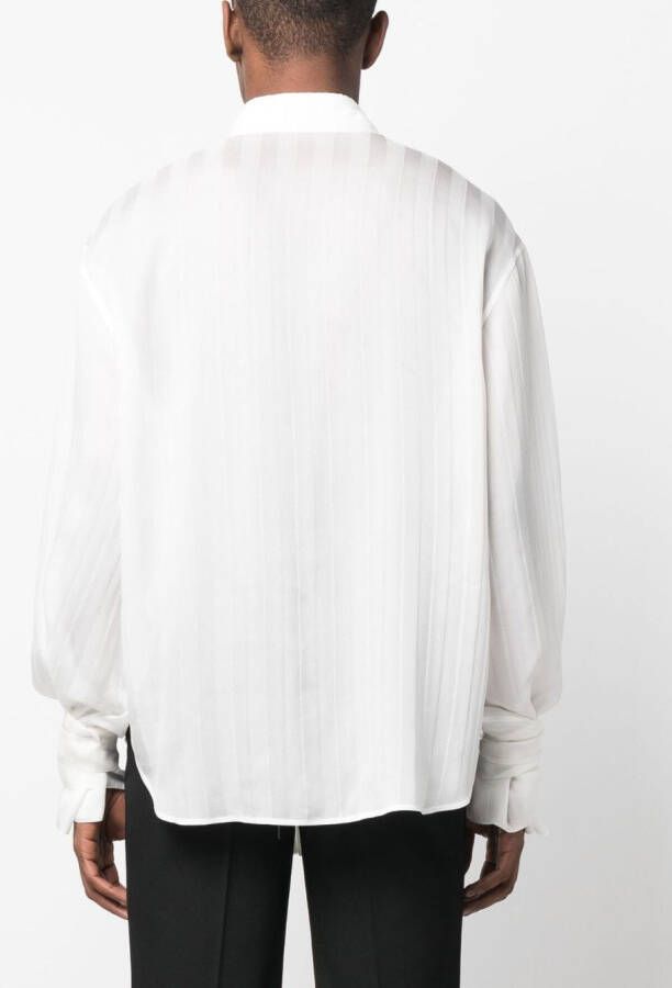 Saint Laurent Overhemd met knoopsluiting Wit