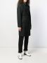 Saint Laurent Mantel met ceintuur Zwart - Thumbnail 3