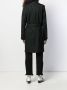 Saint Laurent Mantel met ceintuur Zwart - Thumbnail 4