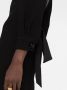 Saint Laurent Maxi-jurk met open rug Zwart - Thumbnail 5