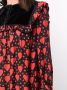 Saint Laurent Maxi-jurk met print Rood - Thumbnail 5