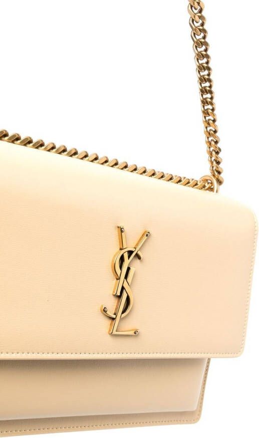 Saint Laurent Sunset crossbodytas Beige