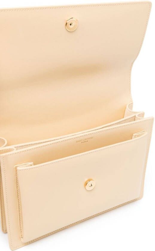 Saint Laurent Sunset crossbodytas Beige