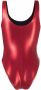 Saint Laurent Badpak met lamé effect Rood - Thumbnail 2