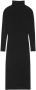 Saint Laurent Midi-jurk met col Zwart - Thumbnail 2