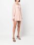 Saint Laurent Mini-jurk met ceintuur Roze - Thumbnail 3
