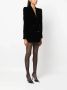 Saint Laurent Mini-jurk met dubbele rij knopen Zwart - Thumbnail 3