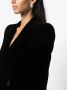 Saint Laurent Mini-jurk met dubbele rij knopen Zwart - Thumbnail 5