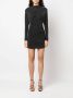 Saint Laurent Mini-jurk met glitter Zwart - Thumbnail 3