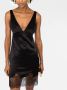 Saint Laurent Mini-jurk met kant Zwart - Thumbnail 3