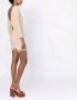 Saint Laurent Mini-jurk met pailletten Beige - Thumbnail 4