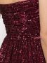 Saint Laurent Mini-jurk met pailletten Rood - Thumbnail 5