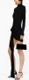 Saint Laurent Mini-jurk met roos applicatie Zwart - Thumbnail 3