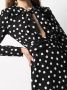 Saint Laurent Mini-jurk met stippen Zwart - Thumbnail 5