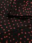 Saint Laurent Mini-jurk met stippen Zwart - Thumbnail 5
