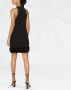 Saint Laurent Mini-jurk met veren Zwart - Thumbnail 4