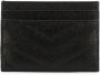 Saint Laurent Pasjeshouder met monogram Zwart - Thumbnail 2