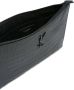 Saint Laurent Monogram zip pouch Zwart - Thumbnail 5