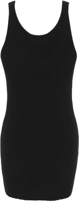 Saint Laurent Mouwloze mini-jurk Zwart