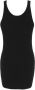 Saint Laurent Mouwloze mini-jurk Zwart - Thumbnail 2