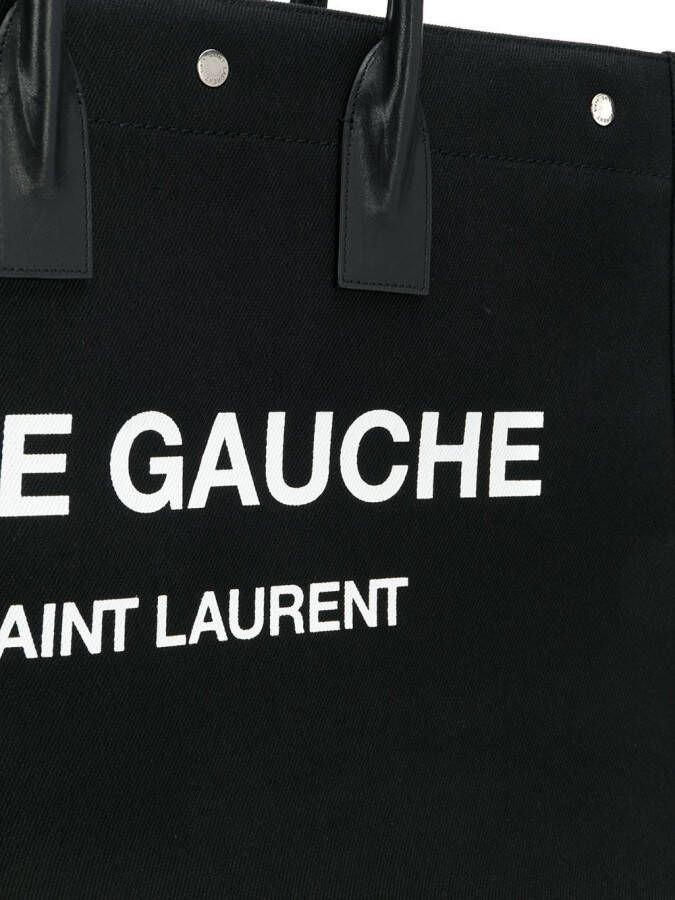 Saint Laurent Noe Rive Gauche draagtas Zwart