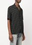 Saint Laurent Overhemd met abstracte print Zwart - Thumbnail 3