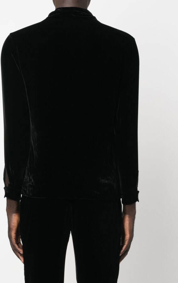 Saint Laurent Overhemd met col Zwart