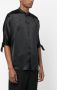 Saint Laurent Overhemd met korte mouwen Zwart - Thumbnail 3