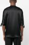 Saint Laurent Overhemd met korte mouwen Zwart - Thumbnail 4