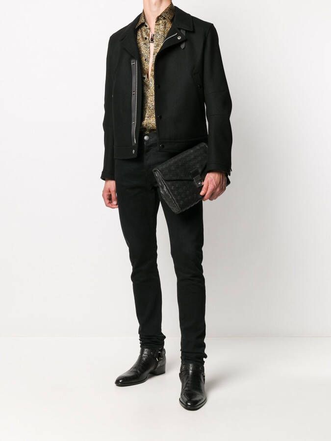 Saint Laurent Overhemd met print Geel