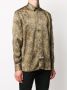 Saint Laurent Overhemd met print Geel - Thumbnail 3