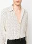 Saint Laurent Overhemd met stippen Beige - Thumbnail 5