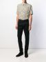 Saint Laurent Overhemd met zebraprint heren katoen 38 Beige - Thumbnail 2