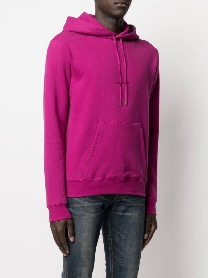 Saint Laurent Oversized hoodie Roze