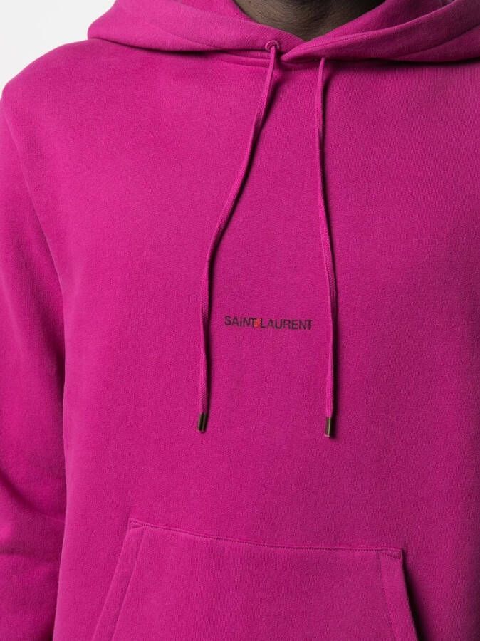 Saint Laurent Oversized hoodie Roze