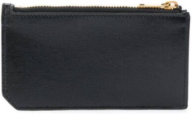 Saint Laurent Tiny Cassandre pasjeshouder Zwart