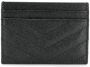Saint Laurent Pasjeshouder met monogram Zwart - Thumbnail 2