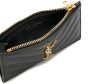 Saint Laurent Cassandre leren pasjeshouder Zwart - Thumbnail 3