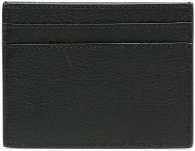 Saint Laurent Pasjeshouder met monogramplakkaat Zwart