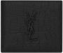 Saint Laurent Portemonnee met gekreukt-effect Zwart - Thumbnail 2