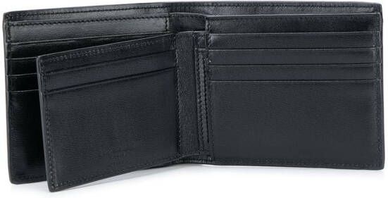 Saint Laurent Portemonnee met logoplakkaat Zwart