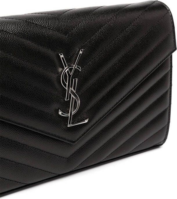 Saint Laurent Cassandre clutch Zwart