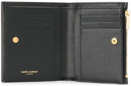 Saint Laurent Portemonnee Zwart