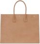 Saint Laurent Rive Gauche leren shopper Beige - Thumbnail 2