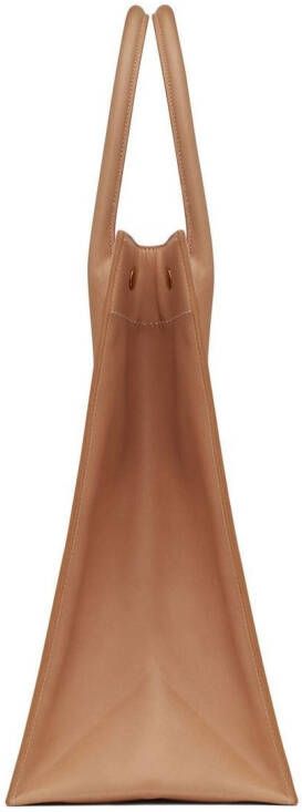 Saint Laurent Rive Gauche leren shopper Beige