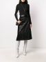 Saint Laurent Rok met slangenhuid-effect Zwart - Thumbnail 2