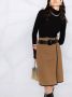 Saint Laurent Rok met wikkel-effect Beige - Thumbnail 3
