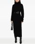 Saint Laurent Maxi-jurk met col Zwart - Thumbnail 2