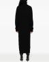Saint Laurent Maxi-jurk met col Zwart - Thumbnail 4