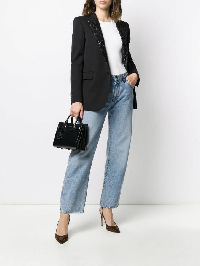 Saint Laurent Sac de Jour draagtas Zwart
